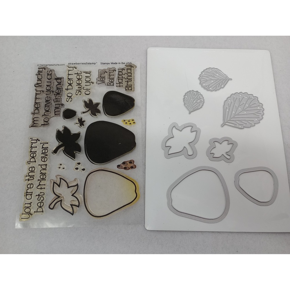 The Stamps of Life Strawberries2stamp Clear Stamps and Dies